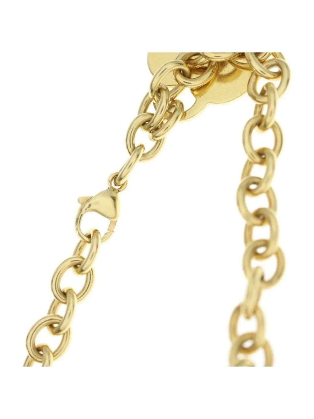 Tiffany & Co 18k Yellow Gold Return to Tiffany Heart Tag Chain Bracelet